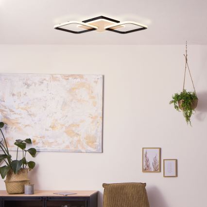 Brilliant - Plafonnier à intensité variable DENNET LED/40W/230V 3000K 62x62 cm