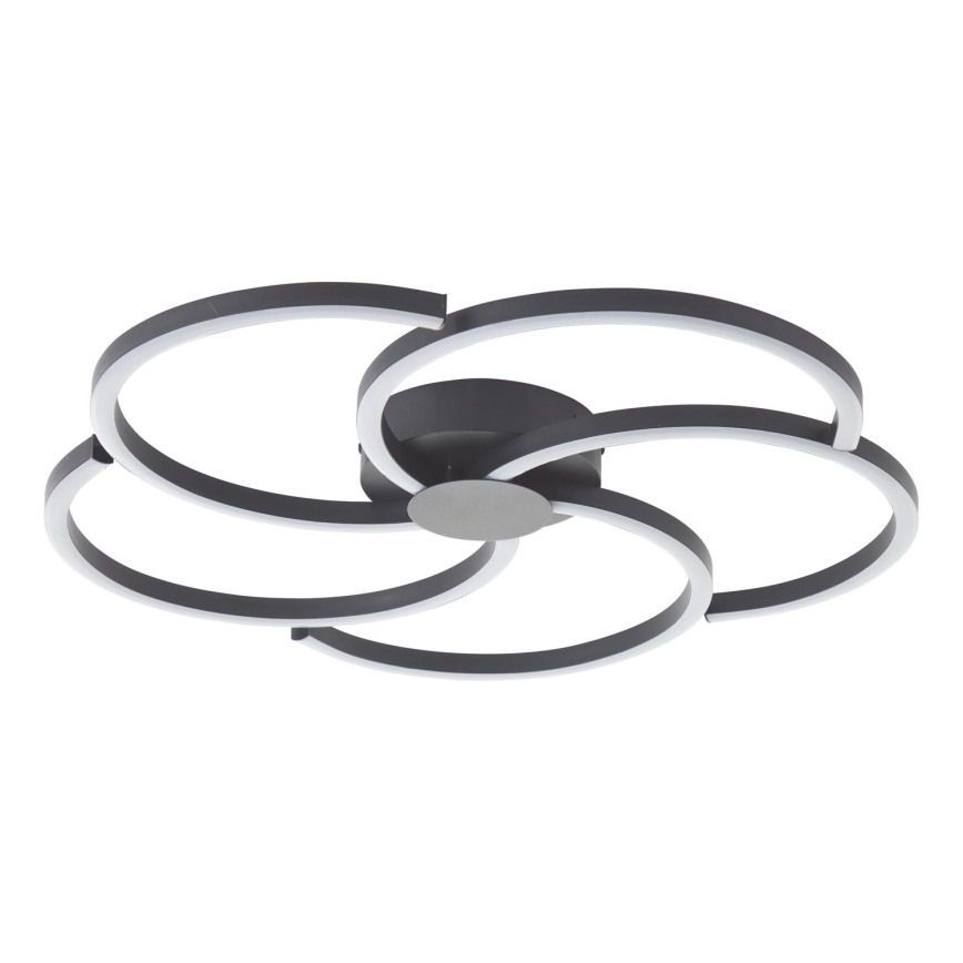 Brilliant - Plafonnier à intensité variable FICO LED/32W/230V d. 57 cm noir