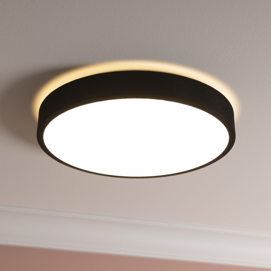Brilliant - Plafonnier à intensité variable FILIZ LED/24W/230V d. 38,5 cm noir