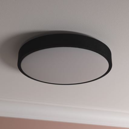 Brilliant - Plafonnier à intensité variable FILIZ LED/24W/230V d. 38,5 cm noir