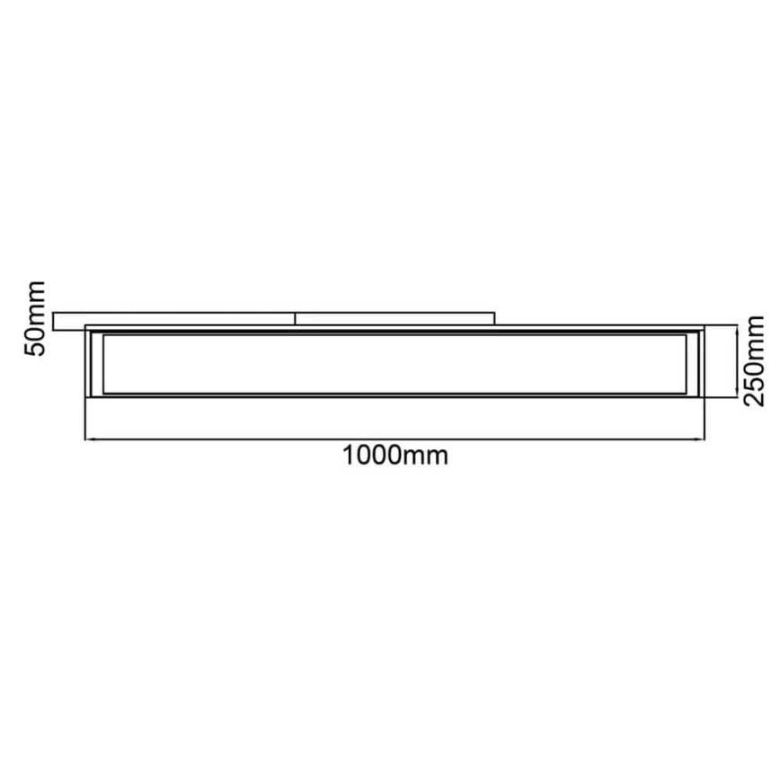 Brilliant - Plafonnier à intensité variable FLAT LED/32W/230V 2700-6500K + télécommande