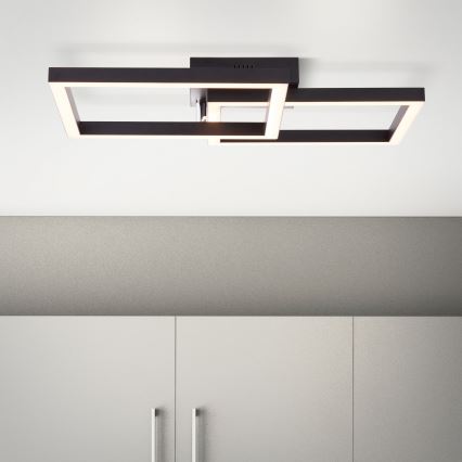 Brilliant - Plafonnier à intensité variable KJORN LED/32W/230V 3000K noir