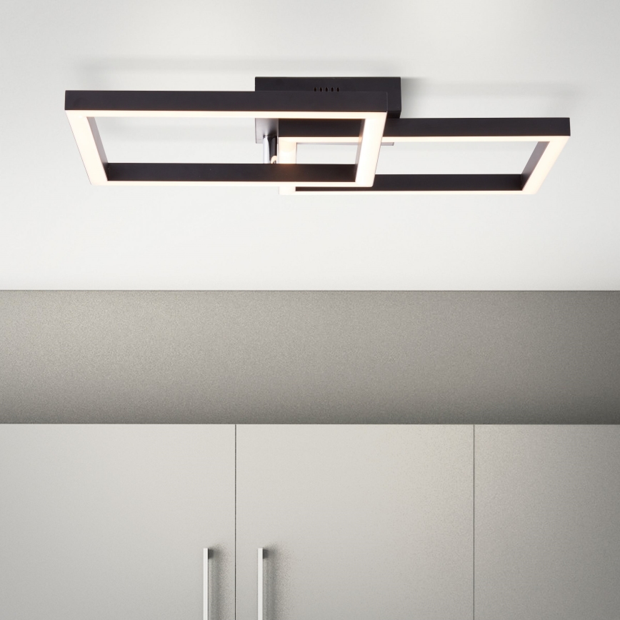 Brilliant - Plafonnier à intensité variable KJORN LED/32W/230V 3000K noir