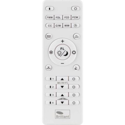 Brilliant - Plafonnier à intensité variable LAURICE LED/24W/230V 2700-6500K + télécommande