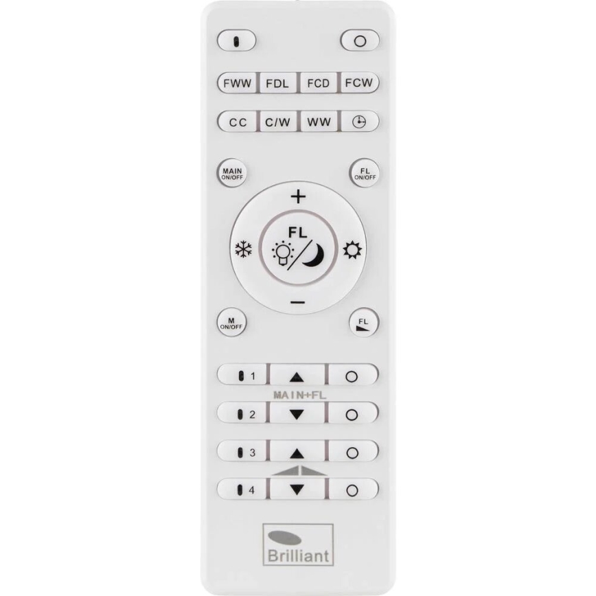 Brilliant - Plafonnier à intensité variable LAURICE LED/24W/230V 2700-6500K + télécommande