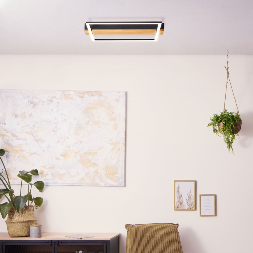 Brilliant - Plafonnier à intensité variable LONEOS LED/24W/230V 3000K 45x40 cm - FSC certifié