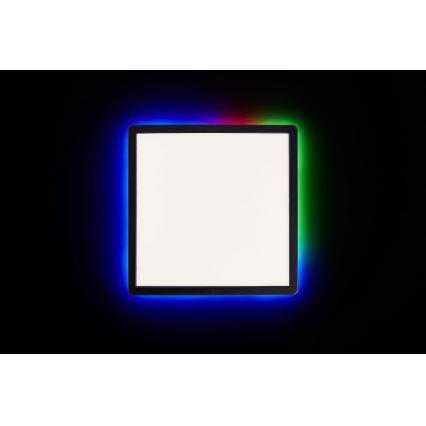Brilliant - Plafonier RGBW à intensité variable SALTERY LED/20W/230V 3000-6500 + Télécommande