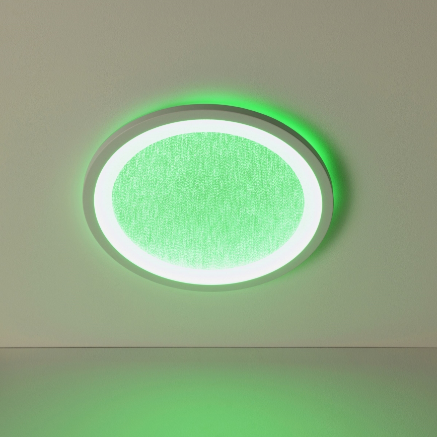 Brilliant - Plafonier RGBW à intensité variable TANIDA LED/22W/230V 3000-6500K+ télécommande