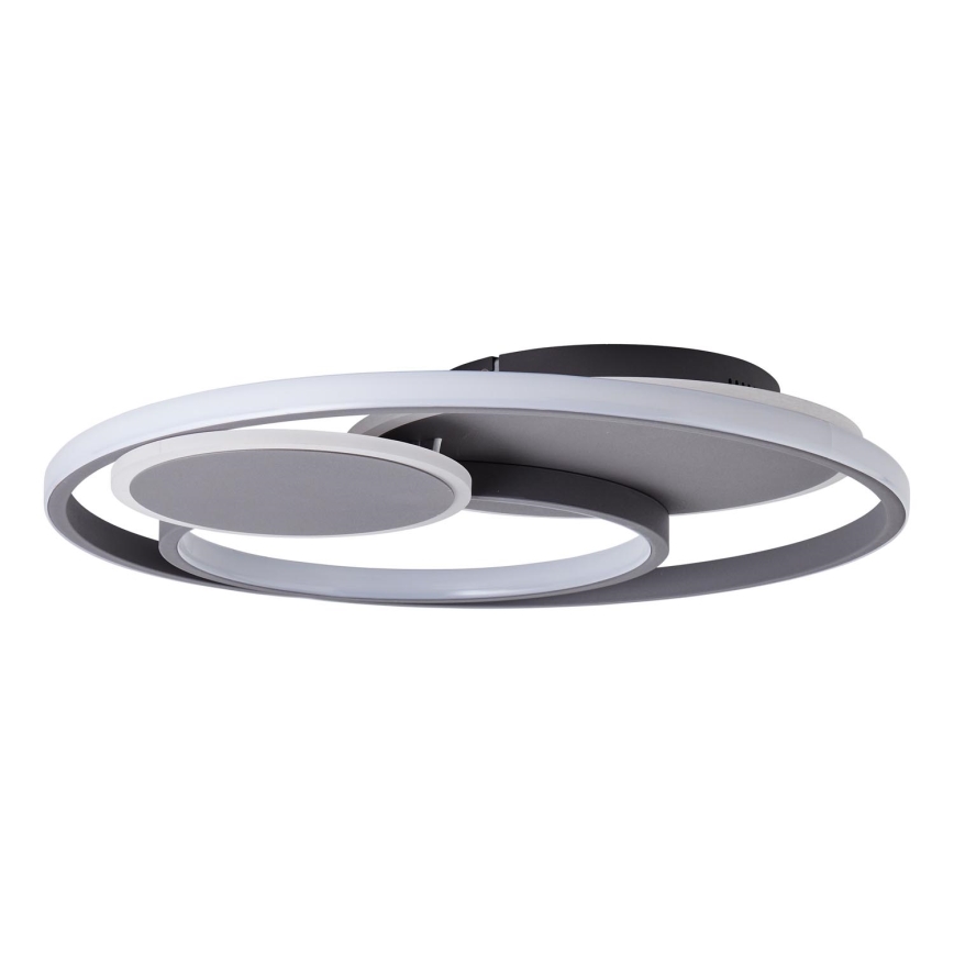 Brilliant - Plafonnier à intensité variable RUNDA LED/50W/230V 3000-6500K noir + Télécommande