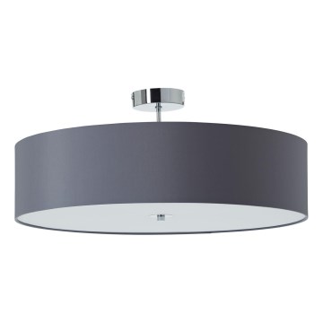 Brilliant - Plafonnier ANDRIA 3xE27/60W/230V d. 60 cm anthracite