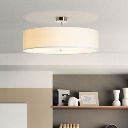 Brilliant - Plafonnier ANDRIA 3xE27/60W/230V d. 60 cm blanc