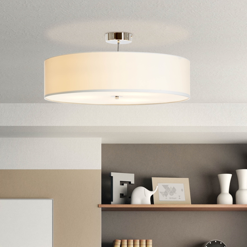 Brilliant - Plafonnier ANDRIA 3xE27/60W/230V d. 60 cm blanc