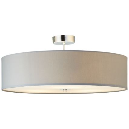Brilliant - Plafonnier ANDRIA 3xE27/60W/230V d. 60 cm gris