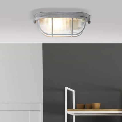 Brilliant - Plafonnier BOBBI 1xE27/40W/230V gris