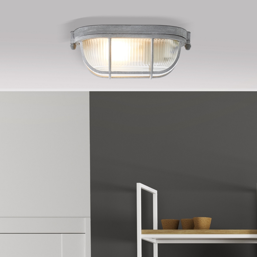 Brilliant - Plafonnier BOBBI 1xE27/40W/230V gris