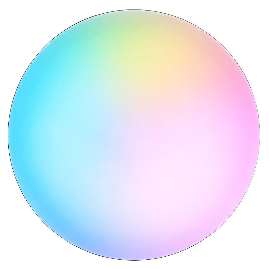 Brilliant - Plafonnier LED RGBW dimmable LIVIO LED/20W/230V 3000-6500K Ø 38,5 cm noir + télécommande