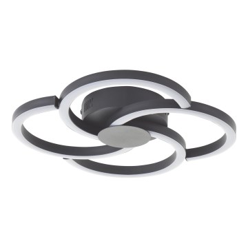 Brilliant - Plafonnier FICO LED/22W/230V d. 34 cm noir