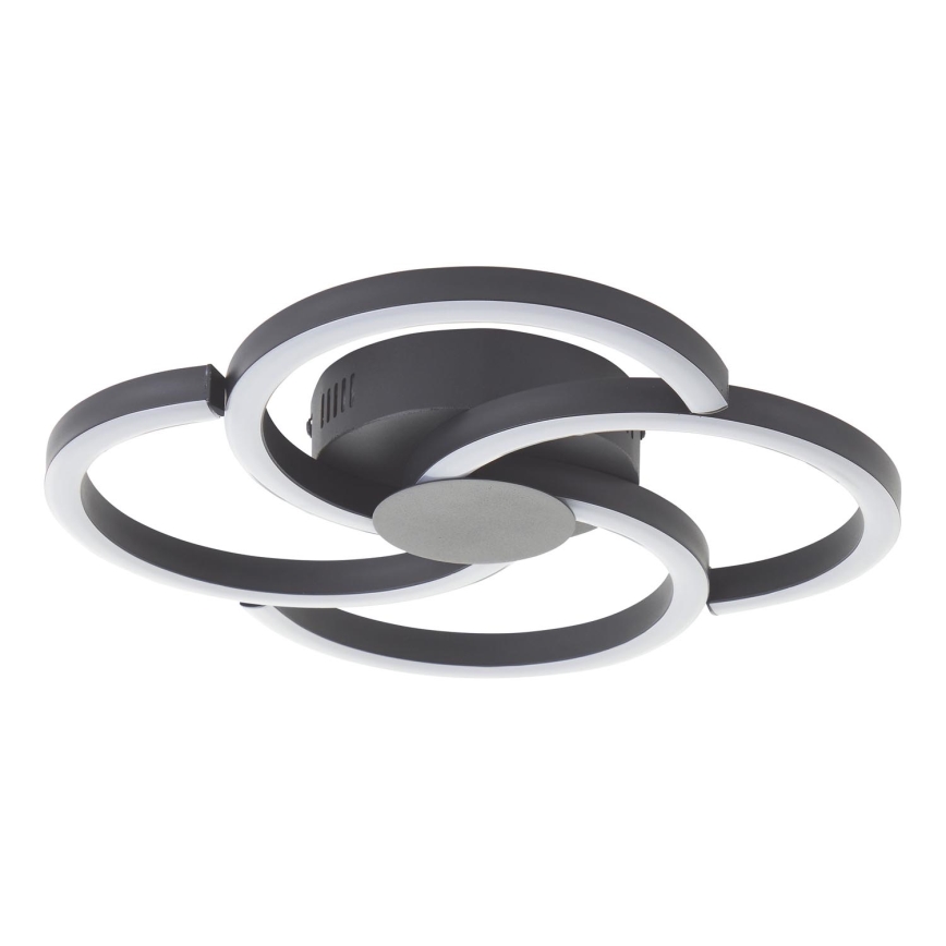 Brilliant - Plafonnier FICO LED/22W/230V d. 34 cm noir