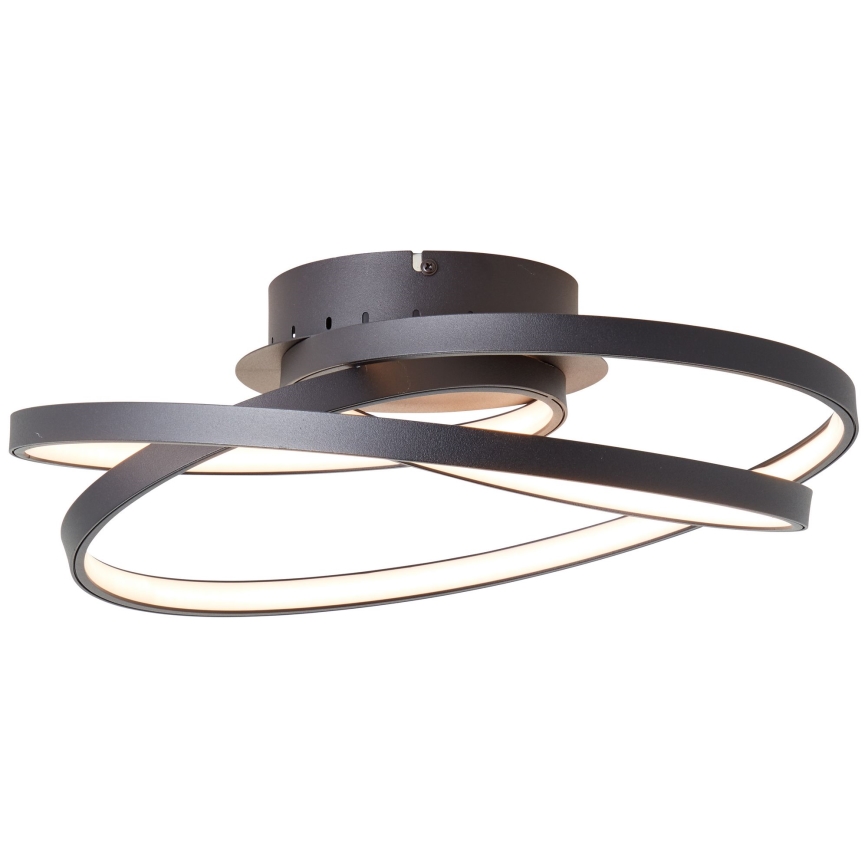 Brilliant - Plafonnier LABYRINTH LED/40W/230V d. 39,5 cm noir