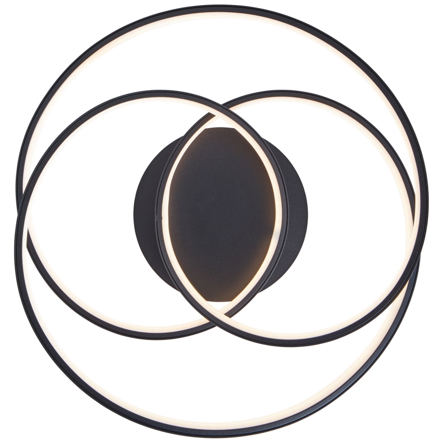 Brilliant - Plafonnier LABYRINTH LED/40W/230V d. 39,5 cm noir