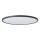 Brilliant - Plafonnier LED à intensité variable pour salle de bains BRENNAN LED/35W/230V Ø 54 cm IP44 noir