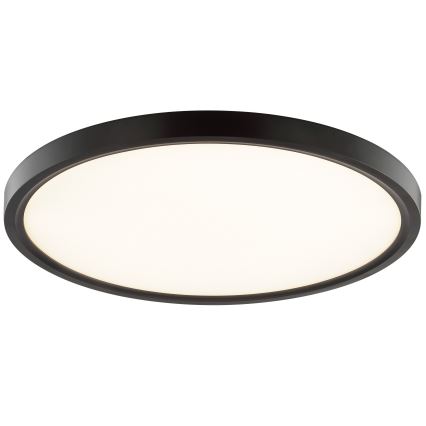 Brilliant - Plafonnier LED avec capteur de mouvement et capteur crépusculaire GALO LED/26W/230V Ø 40 cm noir