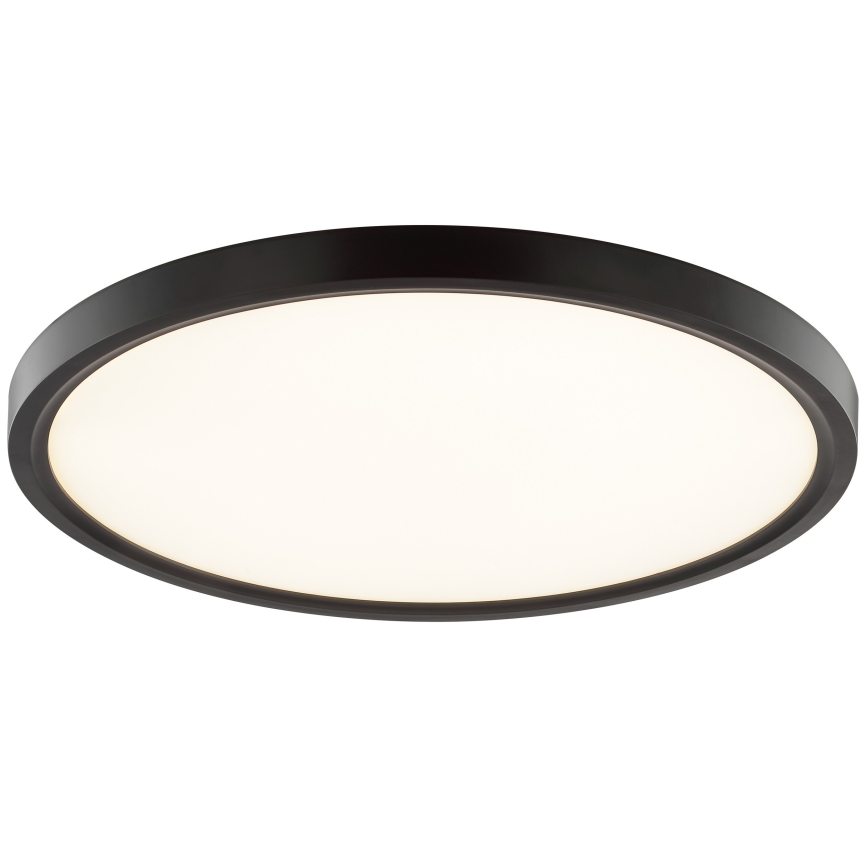 Brilliant - Plafonnier LED avec capteur de mouvement et capteur crépusculaire GALO LED/26W/230V Ø 40 cm noir