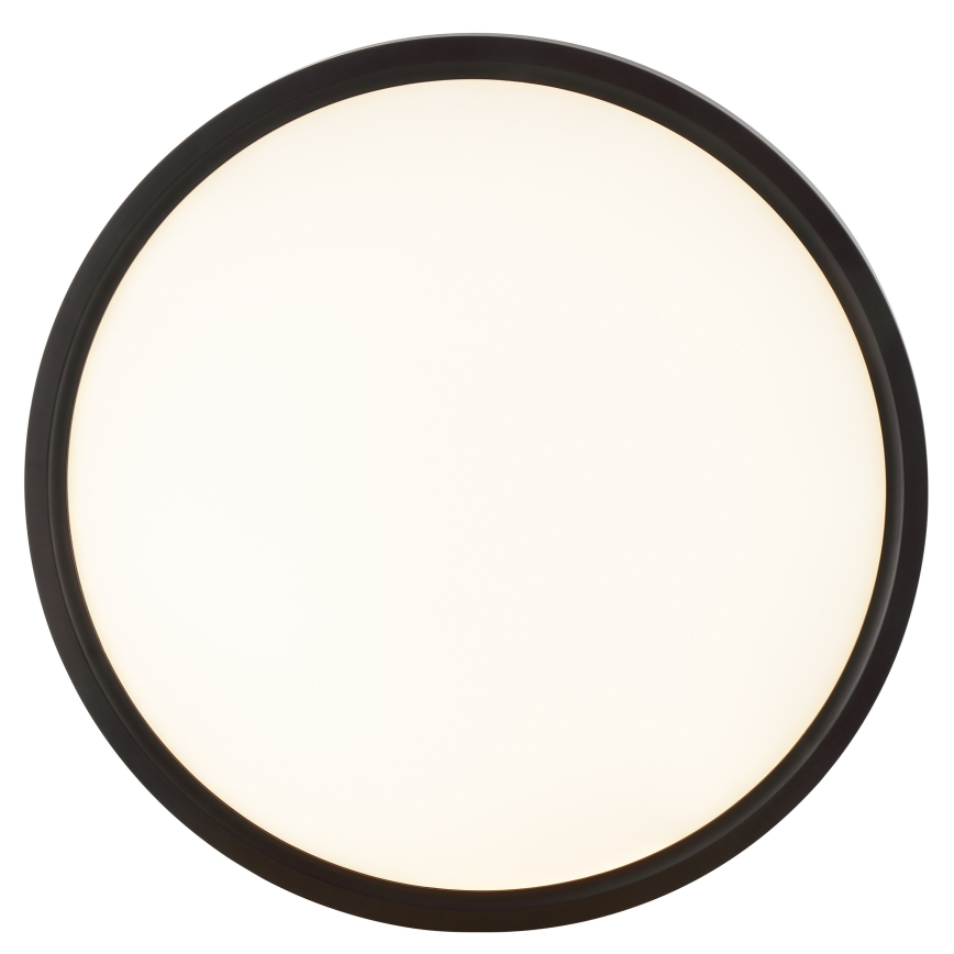 Brilliant - Plafonnier LED avec capteur de mouvement et capteur crépusculaire GALO LED/26W/230V Ø 40 cm noir