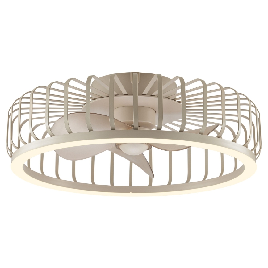 Brilliant - Plafonnier LED dimmable avec ventilateur CAPO LED/36W/230V 2700-6500K Ø 48 cm beige + télécommande