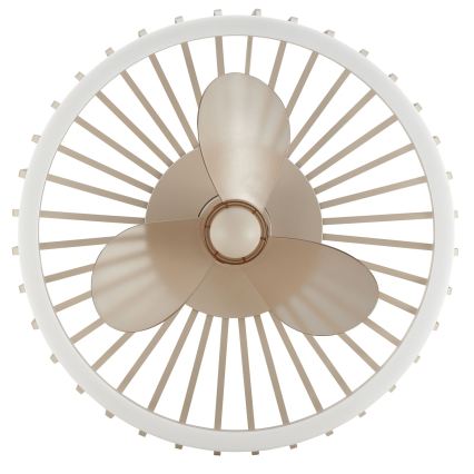 Brilliant - Plafonnier LED dimmable avec ventilateur CAPO LED/36W/230V 2700-6500K Ø 48 cm beige + télécommande