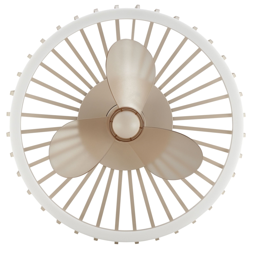 Brilliant - Plafonnier LED dimmable avec ventilateur CAPO LED/36W/230V 2700-6500K Ø 48 cm beige + télécommande