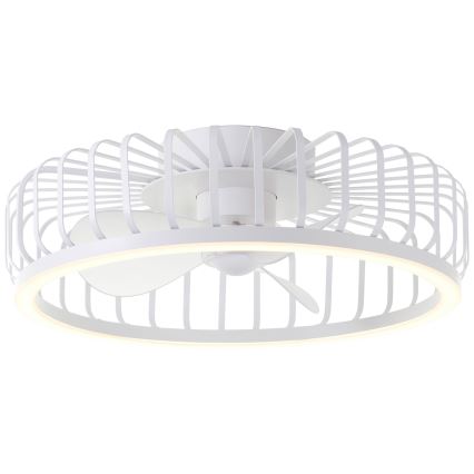 Brilliant - Plafonnier LED dimmable avec ventilateur CAPO LED/36W/230V 2700-6500K Ø 48 cm blanc + télécommande