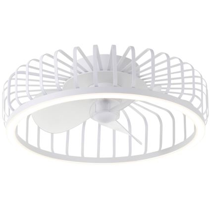 Brilliant - Plafonnier LED dimmable avec ventilateur CAPO LED/36W/230V 2700-6500K Ø 48 cm blanc + télécommande