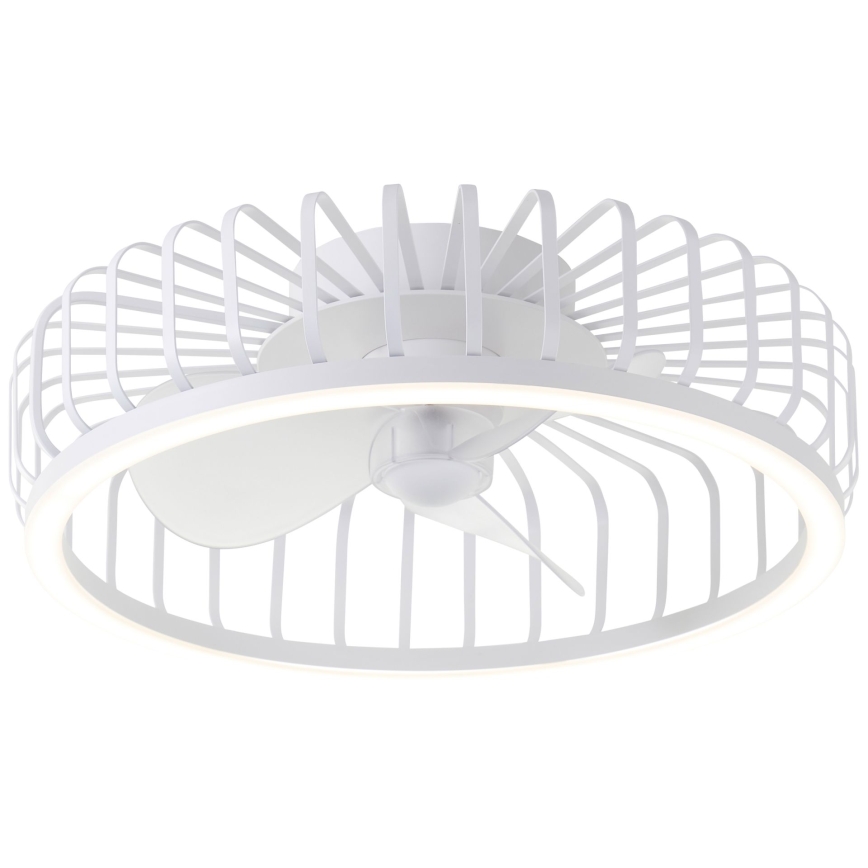 Brilliant - Plafonnier LED dimmable avec ventilateur CAPO LED/36W/230V 2700-6500K Ø 48 cm blanc + télécommande