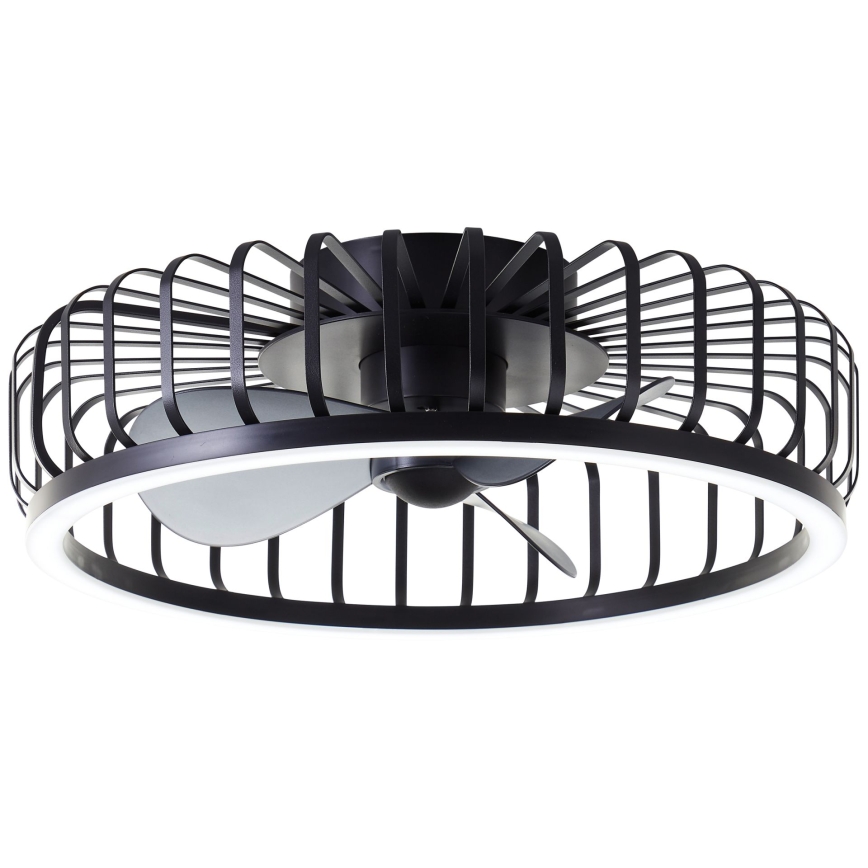 Brilliant - Plafonnier dimmable à LED avec ventilateur CAPO LED/36W/230V 2700-6500K Ø 48 cm noir + télécommande