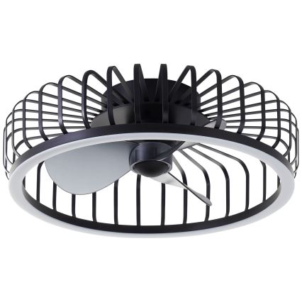 Brilliant - Plafonnier dimmable à LED avec ventilateur CAPO LED/36W/230V 2700-6500K Ø 48 cm noir + télécommande