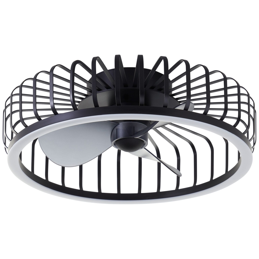 Brilliant - Plafonnier dimmable à LED avec ventilateur CAPO LED/36W/230V 2700-6500K Ø 48 cm noir + télécommande