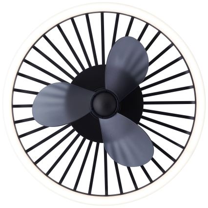 Brilliant - Plafonnier dimmable à LED avec ventilateur CAPO LED/36W/230V 2700-6500K Ø 48 cm noir + télécommande