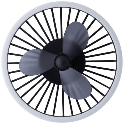 Brilliant - Plafonnier dimmable à LED avec ventilateur CAPO LED/36W/230V 2700-6500K Ø 48 cm noir + télécommande