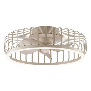 Brilliant - Plafonnier LED dimmable avec ventilateur CAPO LED/36W/230V 2700-6500K Ø 48 cm beige + télécommande