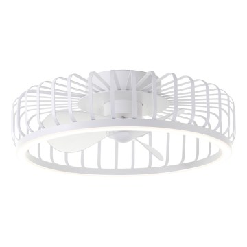 Brilliant - Plafonnier LED dimmable avec ventilateur CAPO LED/36W/230V 2700-6500K Ø 48 cm blanc + télécommande