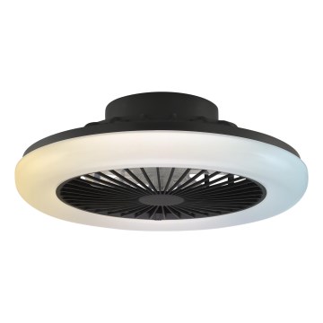 Brilliant - Plafonnier LED dimmable avec ventilateur MONTERO LED/20W/230V 2700-6500K Ø 42 cm noir + télécommande