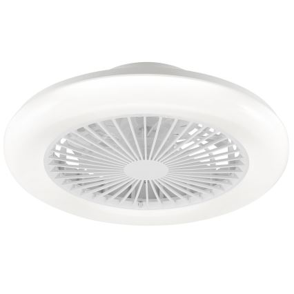 Brilliant - Plafonnier LED dimmable avec ventilateur MONTERO LED/20W/230V 2700-6500K Ø 42 cm blanc + télécommande