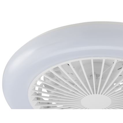 Brilliant - Plafonnier LED dimmable avec ventilateur MONTERO LED/20W/230V 2700-6500K Ø 42 cm blanc + télécommande