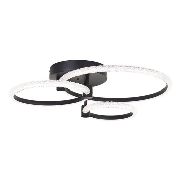Brilliant - Plafonnier LED dimmable AYDIN LED/34W/230V 3000-6500K noir + télécommande