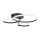 Brilliant - Plafonnier LED dimmable AYDIN LED/34W/230V 3000-6500K noir + télécommande