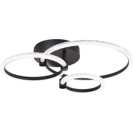 Brilliant - Plafonnier LED dimmable AYDIN LED/34W/230V 3000-6500K noir + télécommande