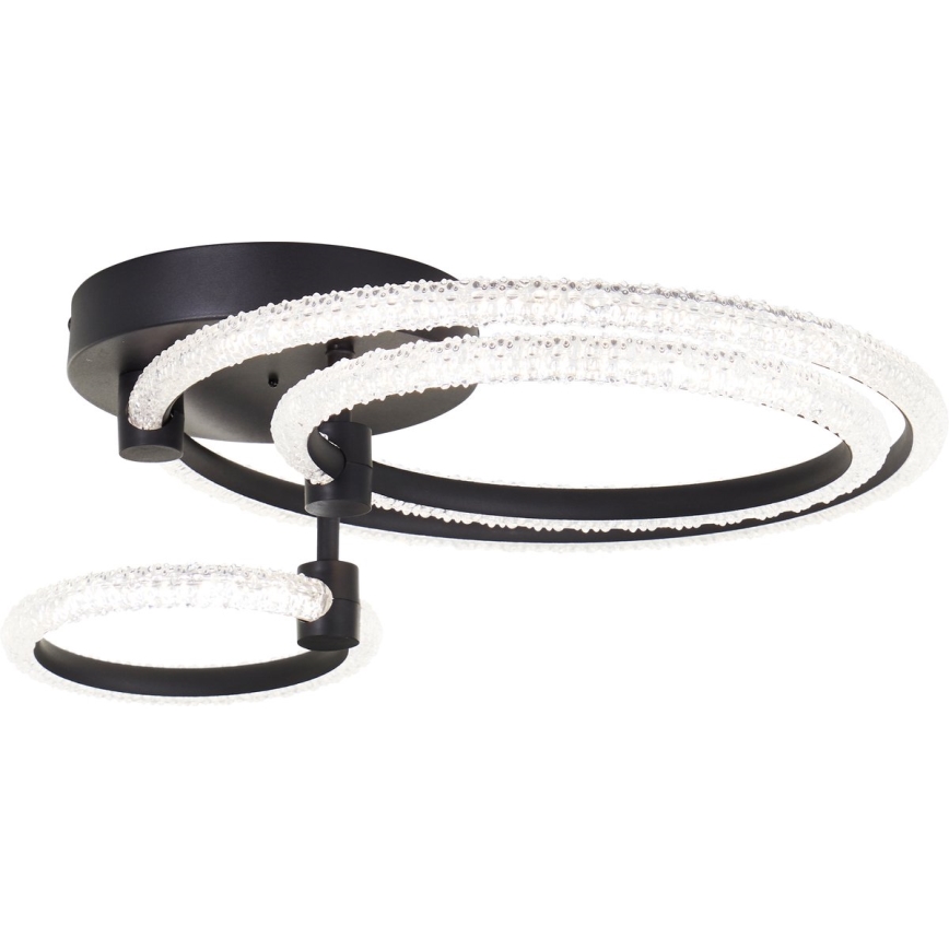 Brilliant - Plafonnier LED dimmable AYDIN LED/34W/230V 3000-6500K noir + télécommande