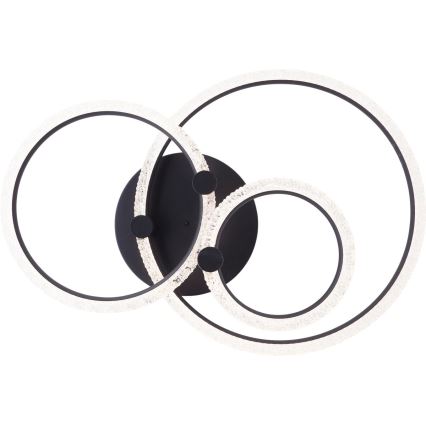 Brilliant - Plafonnier LED dimmable AYDIN LED/34W/230V 3000-6500K noir + télécommande