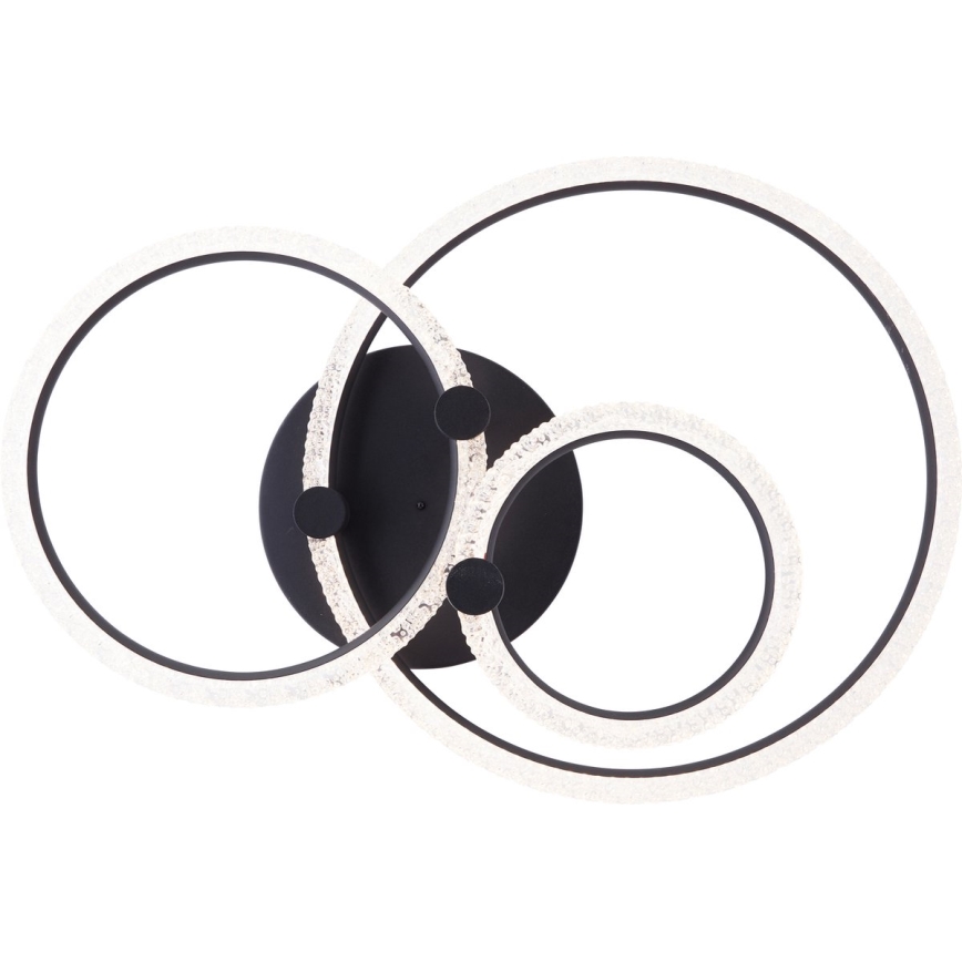 Brilliant - Plafonnier LED dimmable AYDIN LED/34W/230V 3000-6500K noir + télécommande